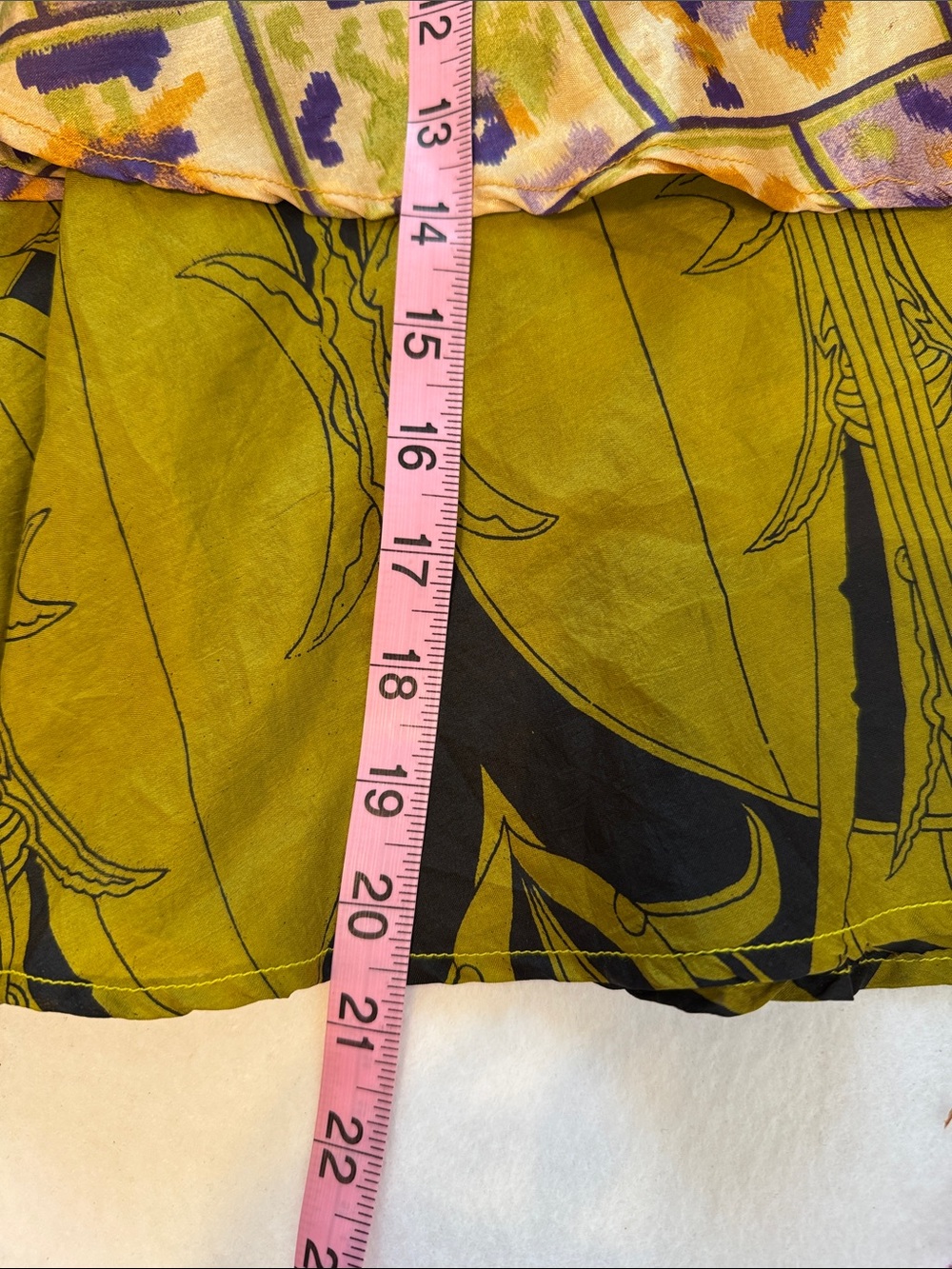Vintage Kariza Magic Skirt 100% Silk Fairycore Festival Wrap - Picture 7 of 9